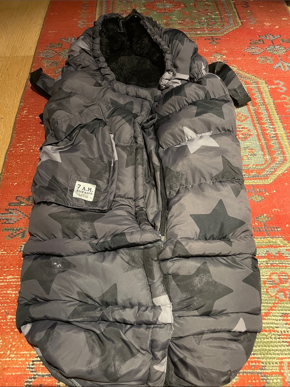 7AM Enfant Universal, Stroller Blanket 212 Evolution Adjustable Footmuff (6mo-4)